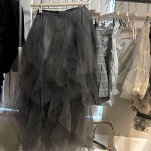 Special design long skirt.